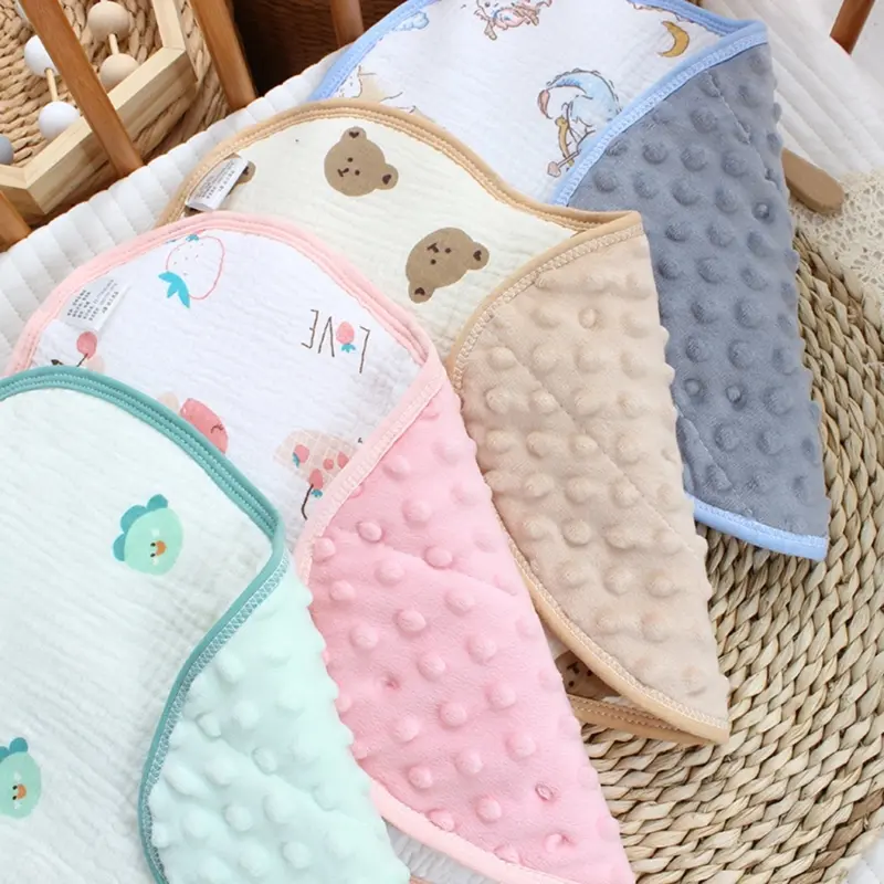 Newborns Baby Cloud Pillow Cartoon Print Infants Bed Pillow Breathable Pillow Sweat-Absorption Toddlers Pillow for Boy Girls