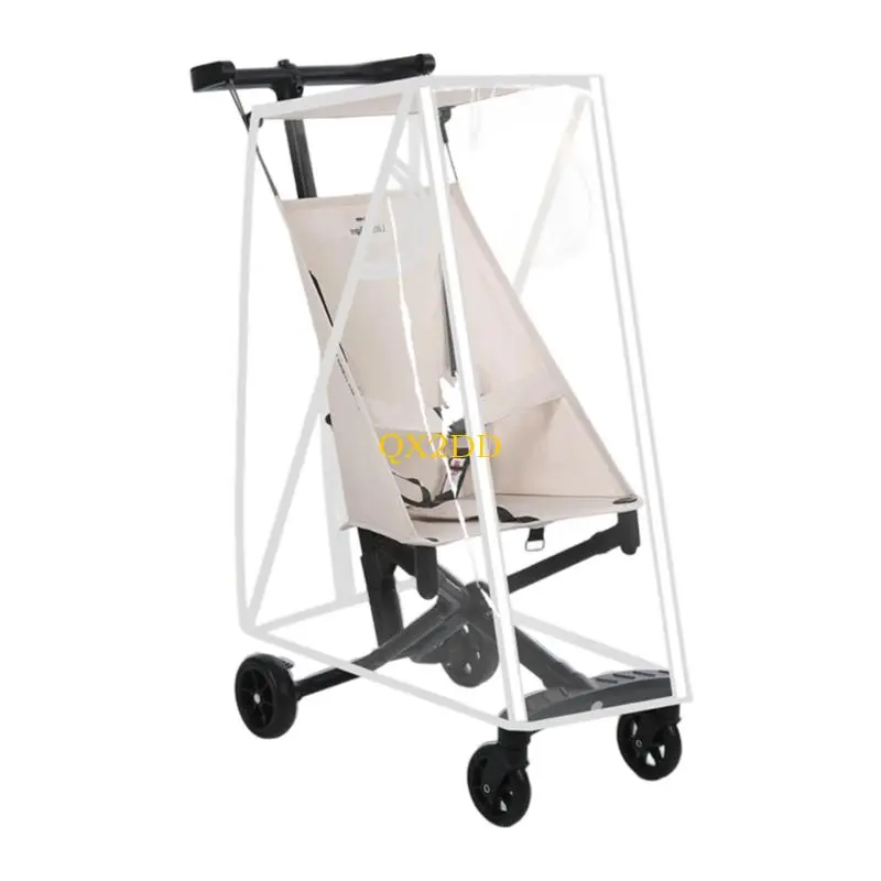 QX2D Premium EVA Carriage Guard Transparent Windproof Fast Release Clasps For Outdoor Application
