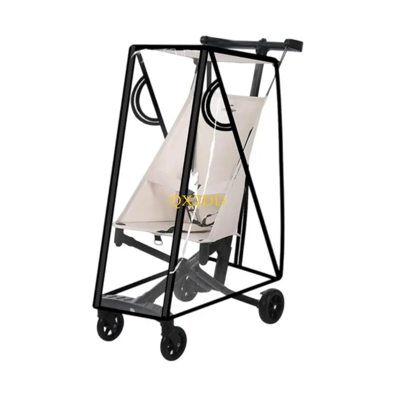 QX2D Premium EVA Carriage Guard Transparent Windproof Fast Release Clasps For Outdoor Application