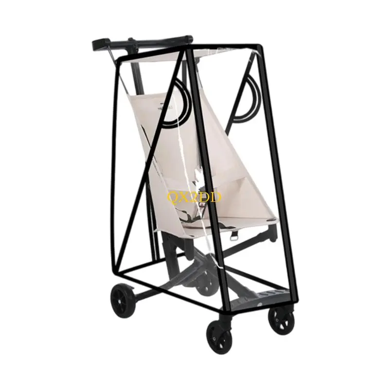 QX2D Premium EVA Carriage Guard Transparent Windproof Fast Release Clasps For Outdoor Application