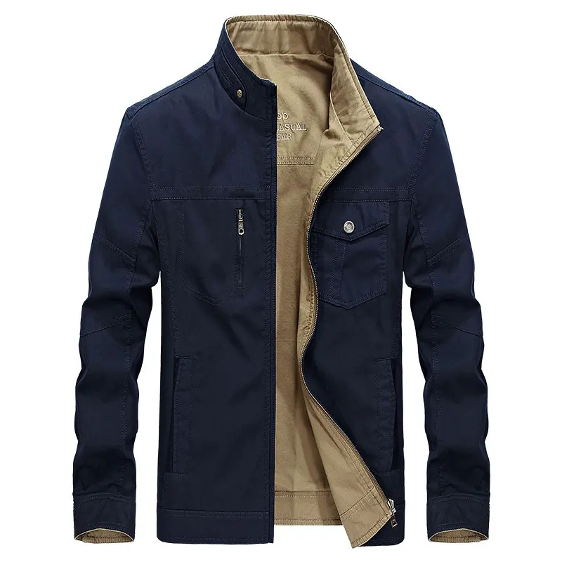 DIMUSI Autumn Men's Bomber Jackets Casual Male Hiking Both-Side Wear Windbreaker Coats Man Camping Military Jackets Clothing