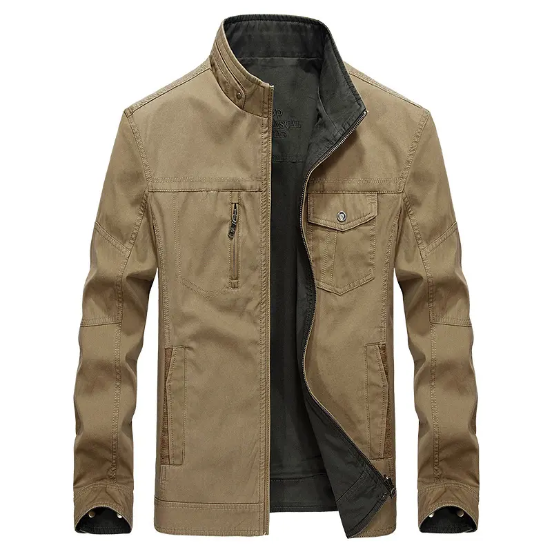 DIMUSI Autumn Men's Bomber Jackets Casual Male Hiking Both-Side Wear Windbreaker Coats Man Camping Military Jackets Clothing