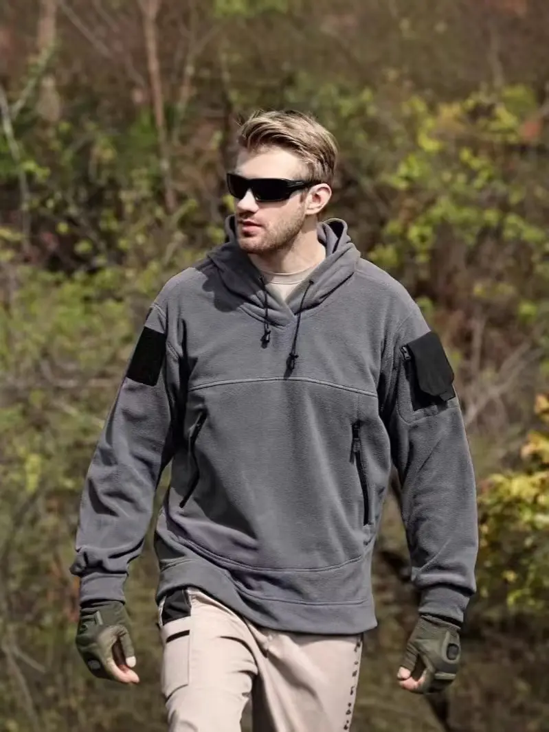 Spring Autumn Men's Soft Shell Tactical Jackets Men Mountain Ski Warm Hooded Coats Men Sports Windbreaker Jackets Clothing
