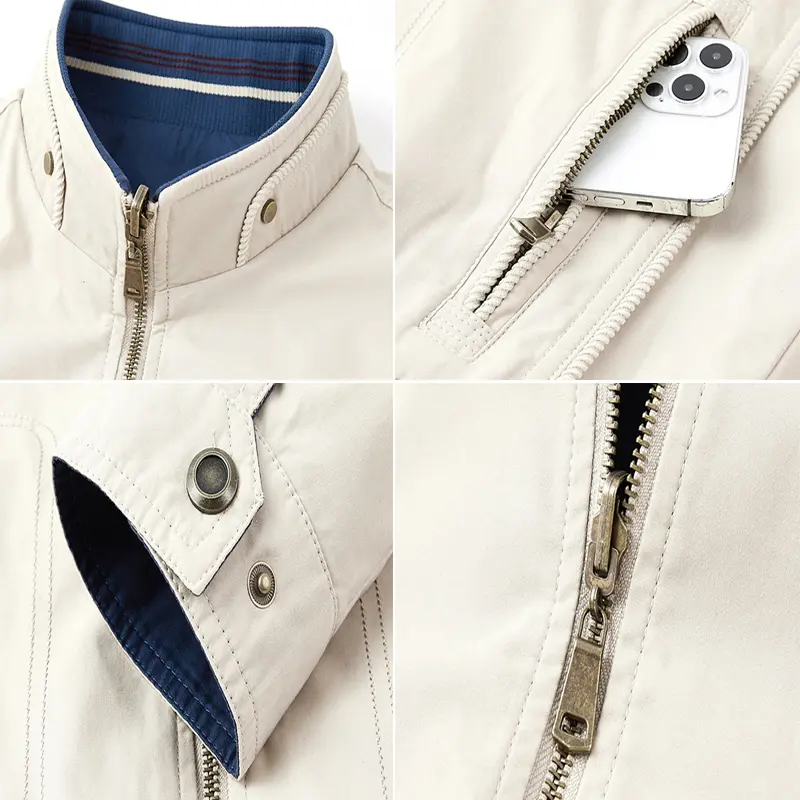 DIMUSI Autumn Men's Reversible Military Jacket Casual Man Cotton Windbreaker Coats Fashion Men Business Jackets Brand Clothing