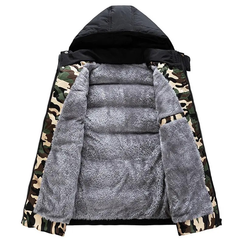 DIMUSI Men's Jacket Sleeveless Vest Winter Man Fleece Warm Vest Hooded Coats Men Thermal Windbreaker Waistcoats Brand Clothing