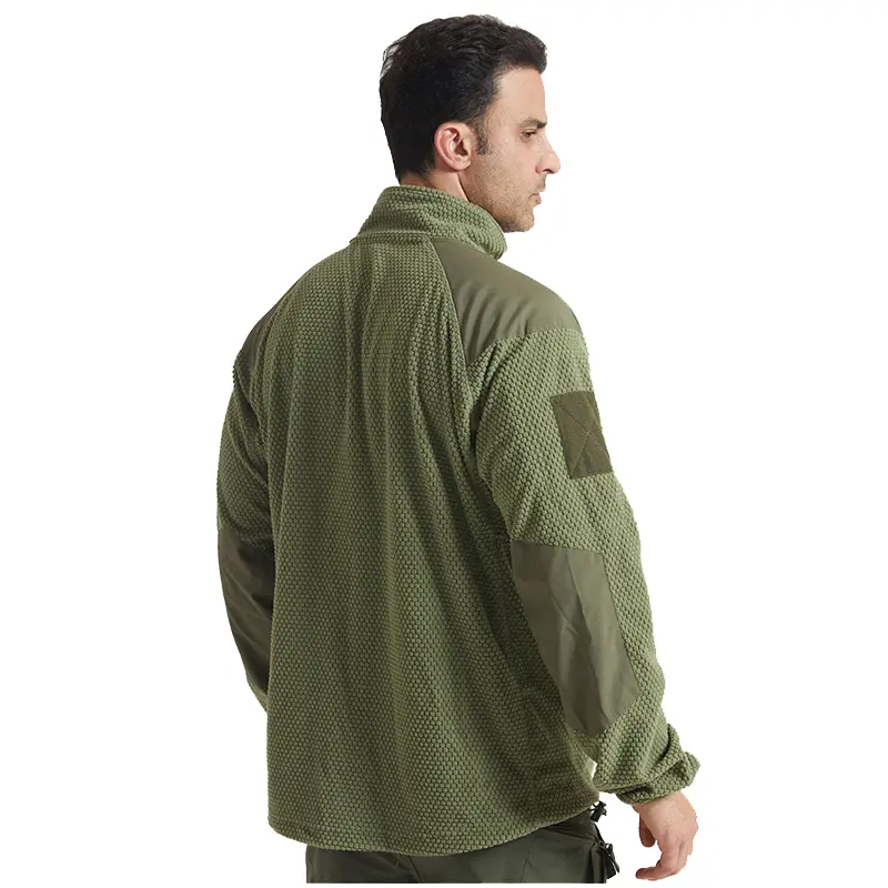 Autumn Men's Polar Fleece Warm Jackets Men Stand Collar Softshell Tactical Sweatshirts Men Climbing Thermal Windbreaker Jackets