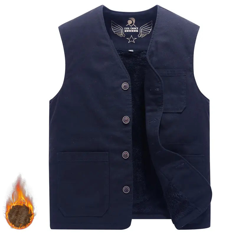 DIMUSI Winter Men‘s Fleece Vests Casual Men Thermal Warm Waistcoats Male Sleeveless Jackets Windbreaker Vests Clothing 8XL
