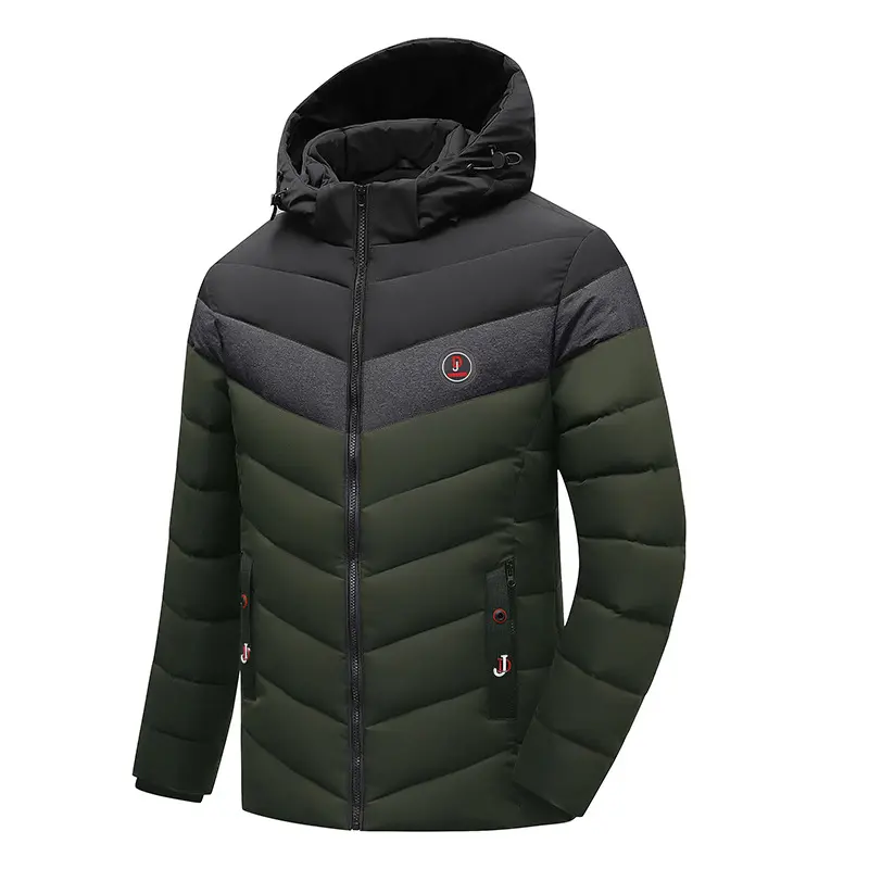 Winter Men's Warm Parkas Fashion Men Cotton Thicken Windbreaker Hooded Jackets Male Waterproof Padded Coats Clothing