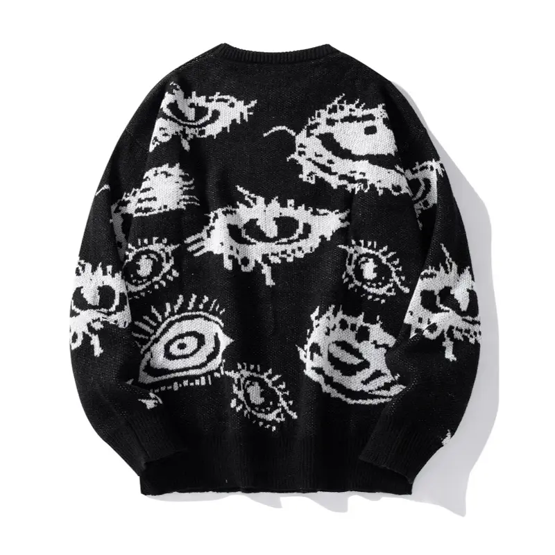 Autumn Winter Men's O-Neck Sweater Casual Men Warm Cashmere Knitted Pullover Men Classic Loose Knitwear Sweaters Clothing