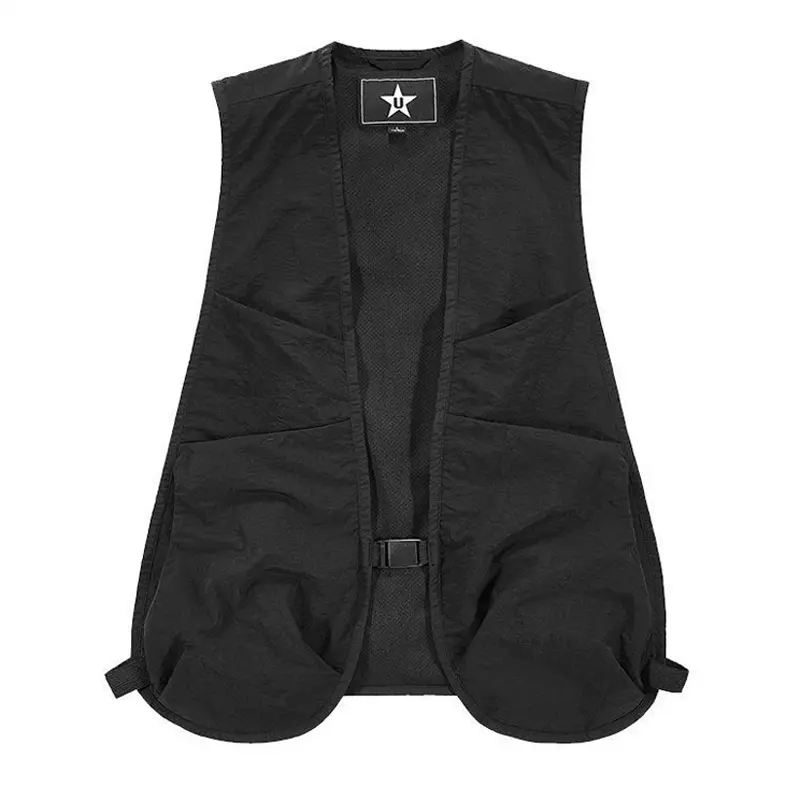 Summer Men's Multi-Pocket Fishing Vests Quick Dry Men Sports Mesh Breathable Sleevesless Jacket Man Photography Waistcoats