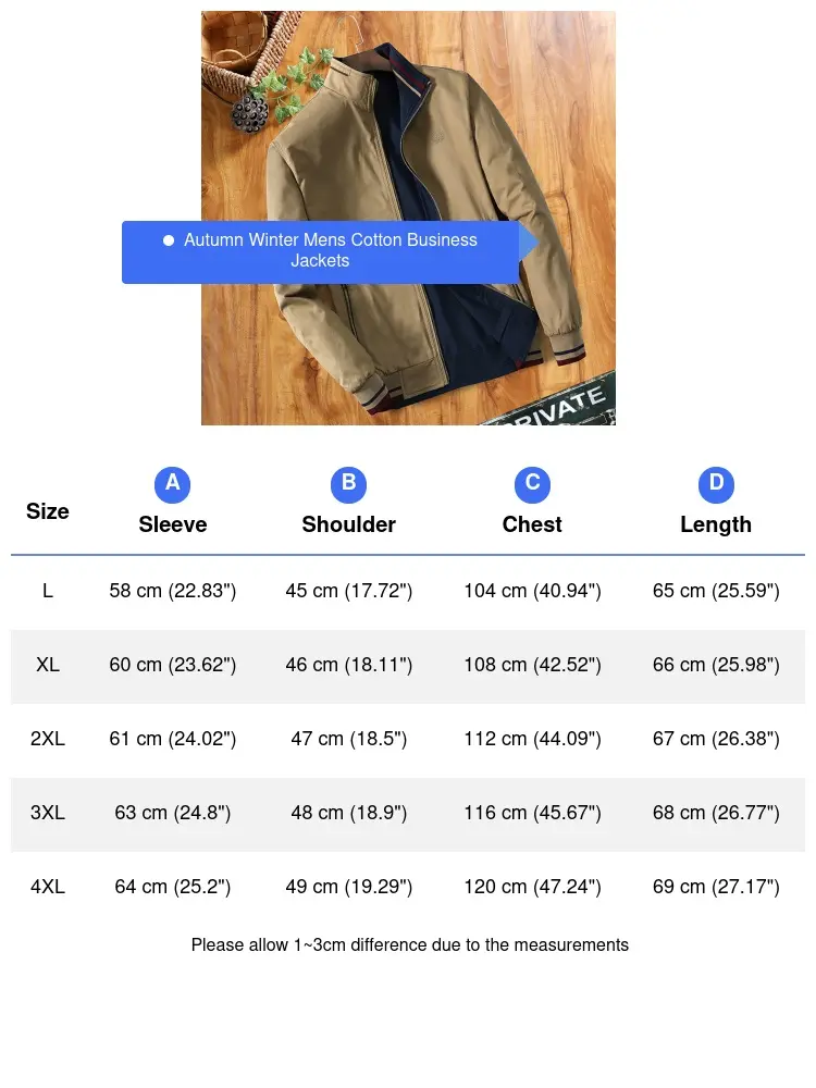 Autumn Winter Men's Bomber Jacket Mens Cotton Reversible Windbreaker Coats Fashion Men Slim Fit Business Zipper Coats Clothing