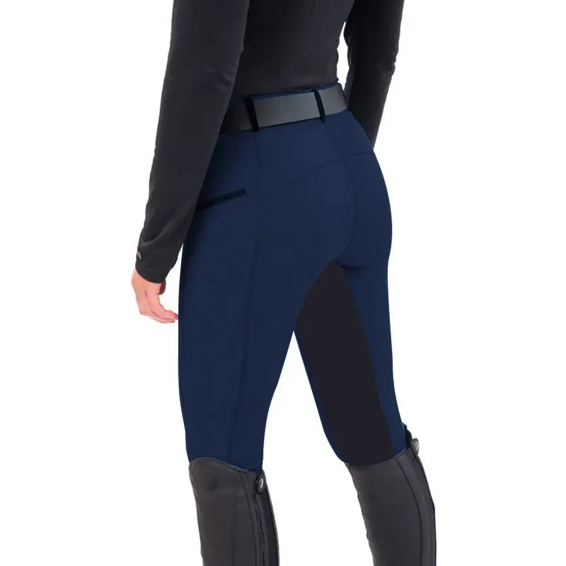 Women Running Pants Girls High-waisted Riding Horse Outdoor Equestrian Waist Elastic Skinny Camping Breeches Rider Trouser