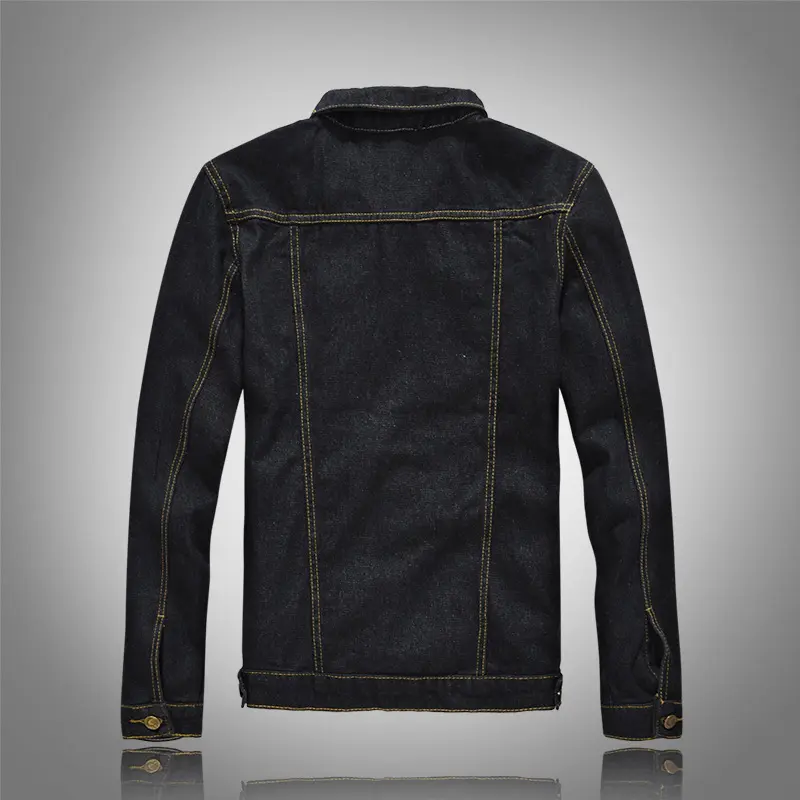 Spring Autumn Men's Denim Jacket Fashion Retro Black Biker Windbreaker Cowboy Coats Men Cotton  Streetwear Jean Jackets Clothing