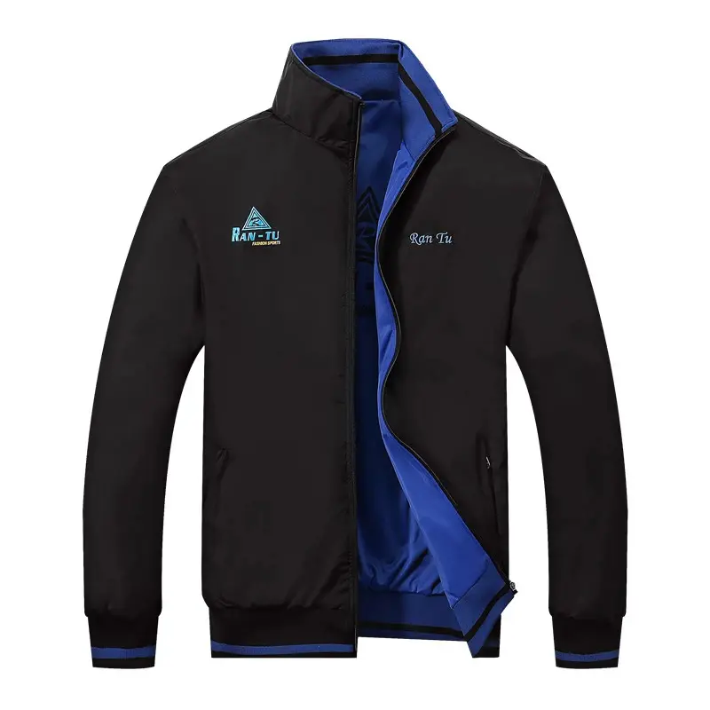 DIMUSI Men's Bomber Jackets Casual Outwear Mens Double-Sided Windbreaker Coats Fashion Male Sportswear Zipper Jackets Clothing