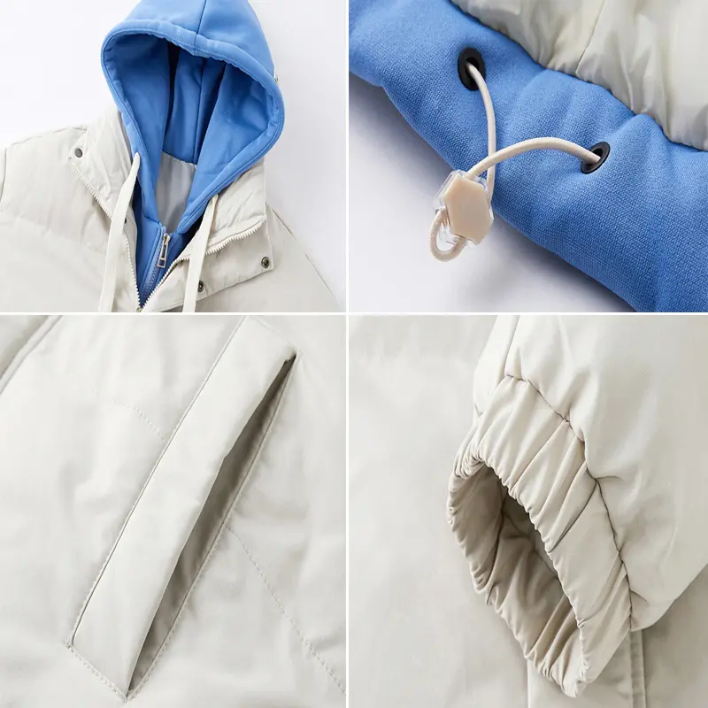 Winter Mens Warm Padded Jackets Fashion Man Cotton Down Thermal Parkas Casual Outdoor Man Windbreaker Hooded Coats Clothing