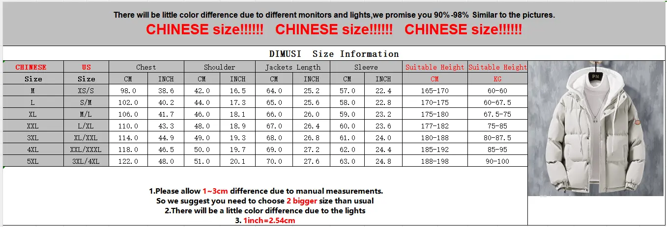 Winter Men's Padded Jackets Fashion Men Cotton Warm Down Hooded Parkas Coats Casual Men Thermal Windbreaker Coats Clothing 5XL