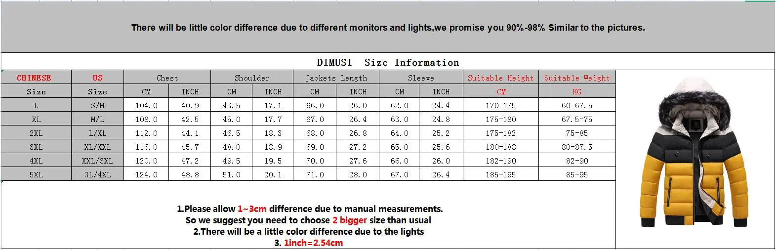 DIMUSI Winter Men's Thick Warm Jackets Men Fur Collar Parkas Windbreaker Hooded Coats Casual Outwear Thermal Jacket Man Clothing