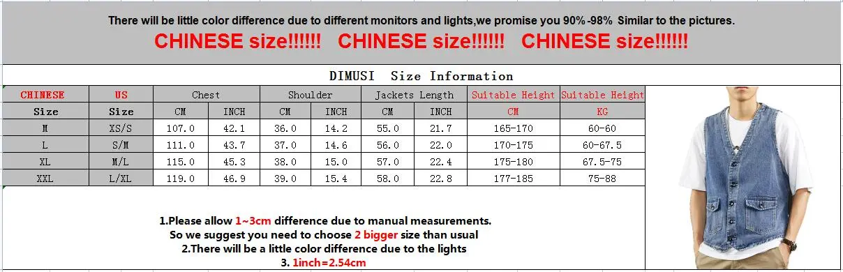 DIMUSI Autumn Men's Vest Vintage Denim Jeans Vest Male Black Sleeveless Jackets Men retro Tooling Jeans Waistcoats Clothing