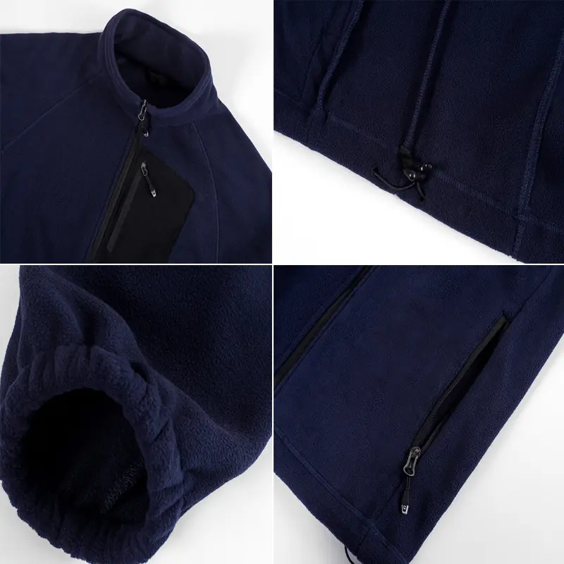 Winter Mens Polar Fleece Jacket Outdoor Men Mountain Ski Warm Zipper Coats Men Soft Shell Windbreaker Jackets Clothing