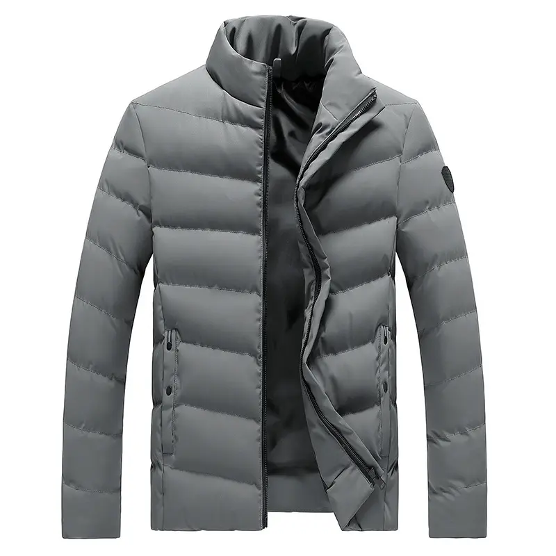 Winter Men's Warm Padded Jackets Fashion Men Cotton Warm Parka Coats Men Stand Collar Thermal Windbreaker Jacket Clothing 7XL