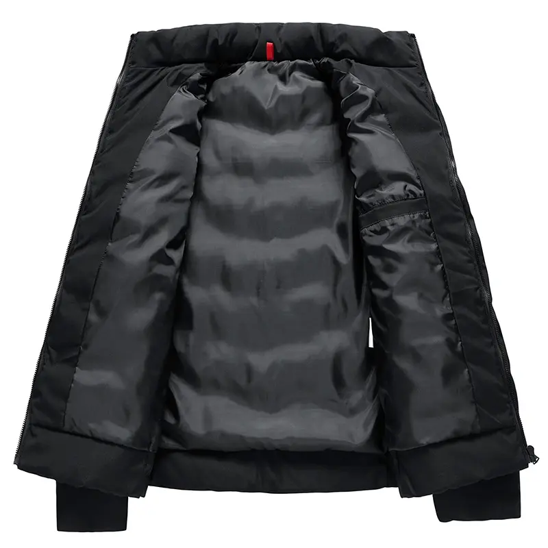 Winter Men's Warm Padded Jackets Fashion Men Cotton Warm Parka Coats Men Stand Collar Thermal Windbreaker Jacket Clothing 7XL