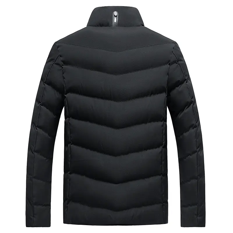Winter Men's Warm Padded Jackets Fashion Men Cotton Warm Parka Coats Men Stand Collar Thermal Windbreaker Jacket Clothing 7XL