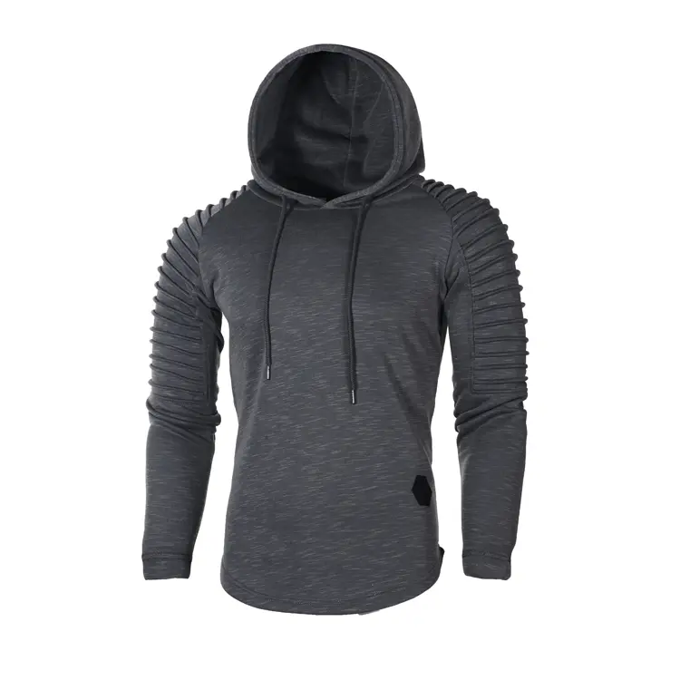 DIMUSI Fashion Mens Hoodies Coats Men Solid Color Hooded Slim Sweatshirt Mens Hoodie Hip Hop Hoodies Sportswear Tracksuit,TA301