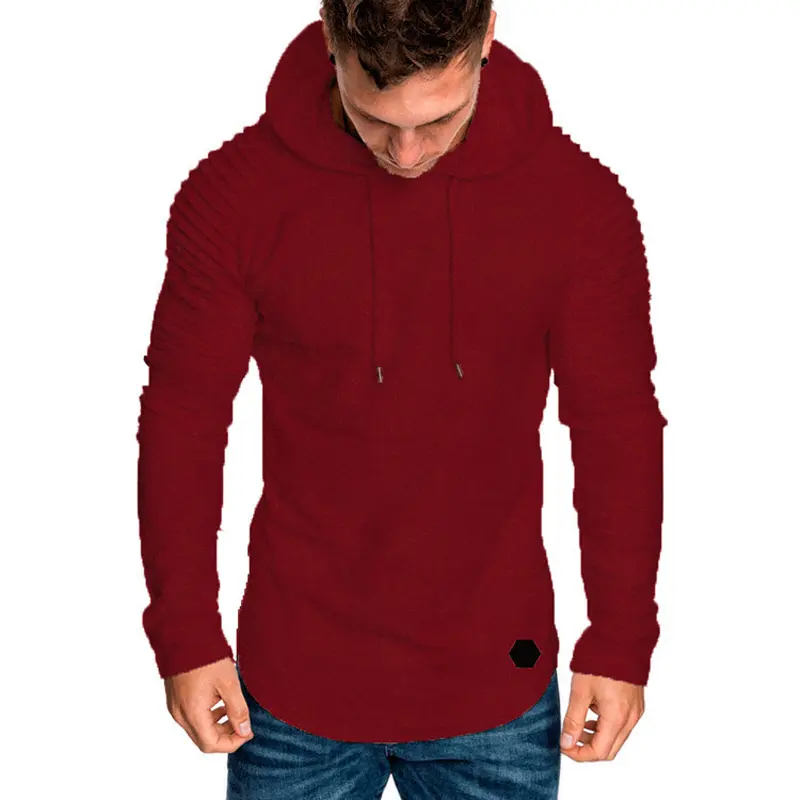 DIMUSI Fashion Mens Hoodies Coats Men Solid Color Hooded Slim Sweatshirt Mens Hoodie Hip Hop Hoodies Sportswear Tracksuit,TA301