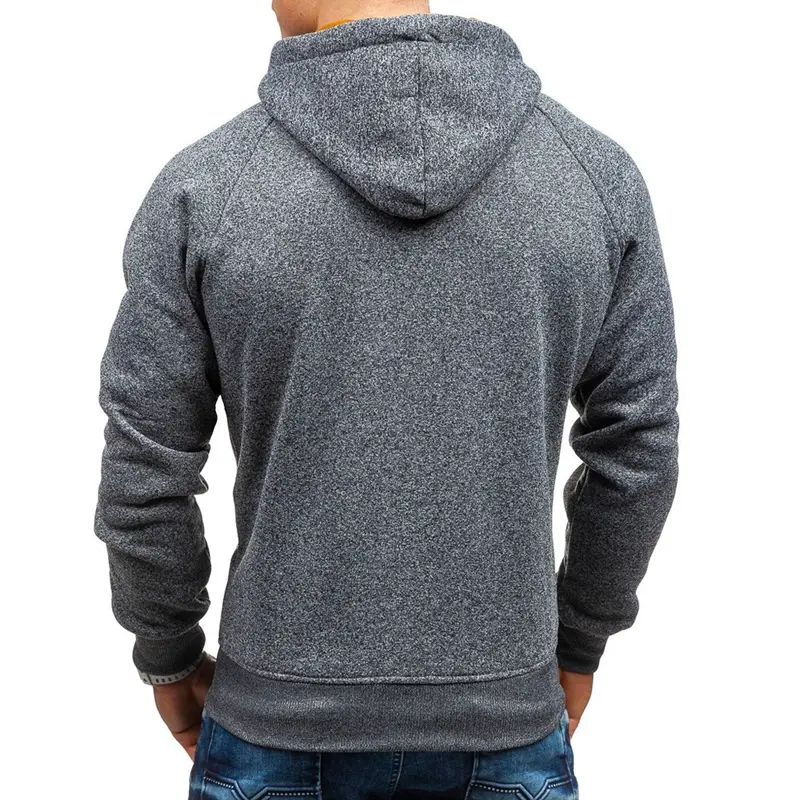 Autumn Men's Zipper Hoodies Fashion Men Comfortable Sweatshirt Hooded Coats Mens Streetwear Sports Pullover Tracksuit Clothing