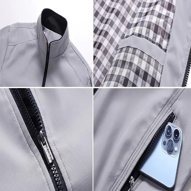 DIMUSI Men's Spring Lightweight Jackets Fashion Stand Collar Bomber Coats Men's Casual Outdoor Windbreaker Jackets Clothing 6XL