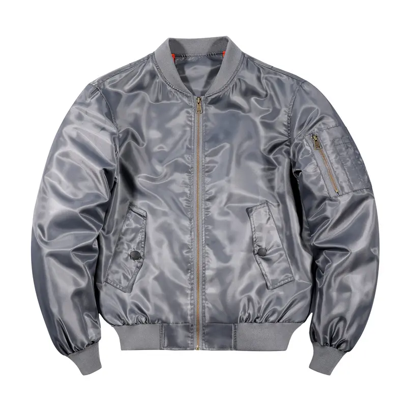 Spring Autumn Men's MA1 Bomber Jacket Fashion Man Pilot Coats Outdoor Windbreaker Baseball Uniform Lightweight Jackets Clothing