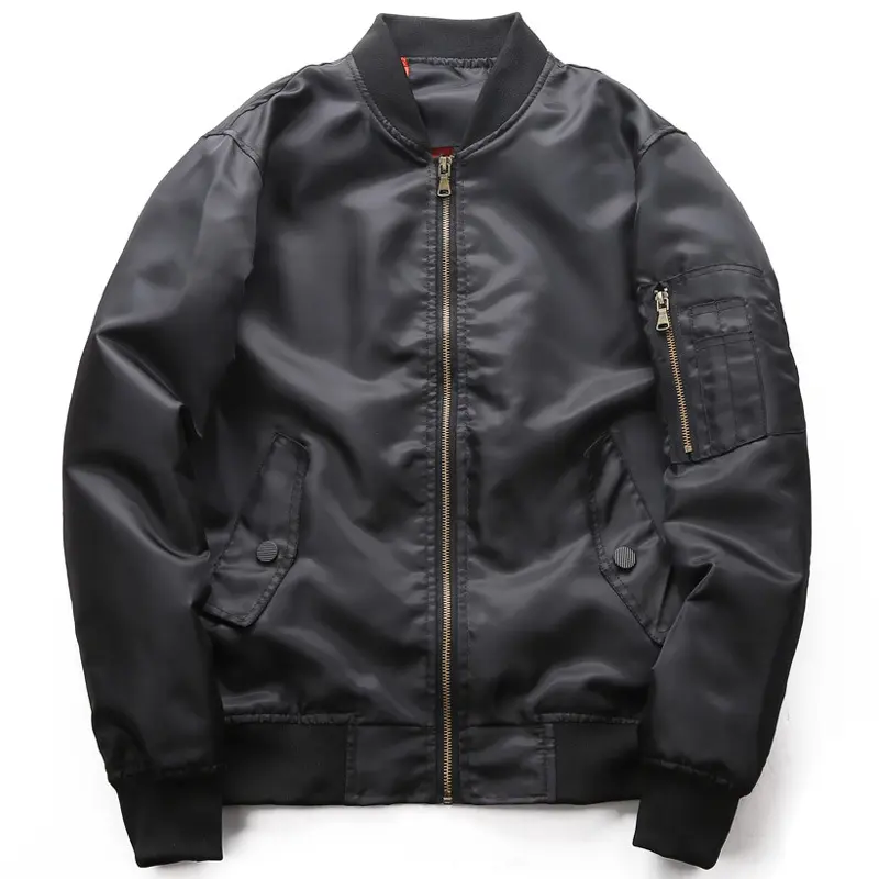 Spring Autumn Men's MA1 Bomber Jacket Fashion Man Pilot Coats Outdoor Windbreaker Baseball Uniform Lightweight Jackets Clothing