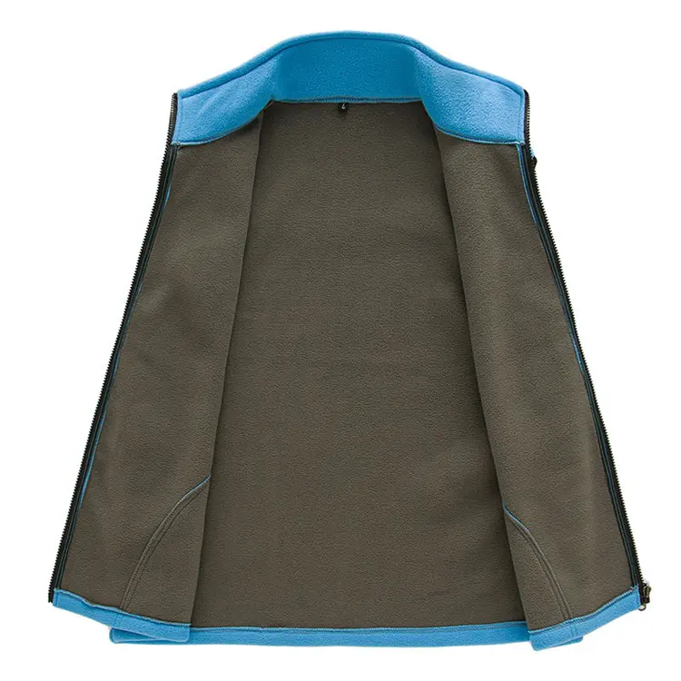 DIMUSI Winter Men Fleece Vest Male Thick Warm Waistcoat Outwear Casual Thermal Soft Vests Mens Windproof Sleeveless Jacket,YA720