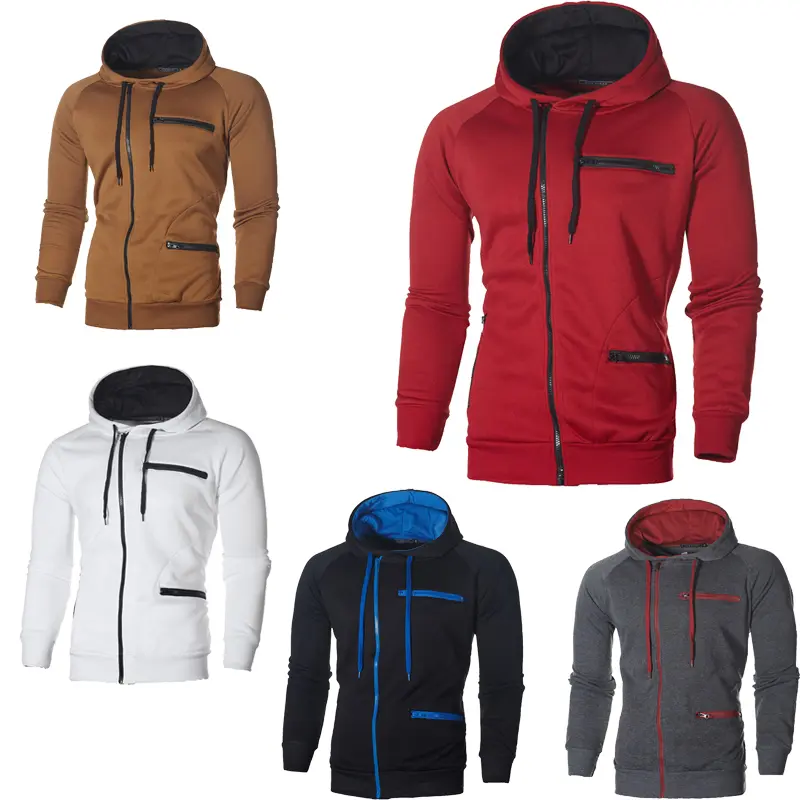 DIMUSI Mens Hoodies Fashion Mens Slim Hooded Sweatshirt Coats Mens Streetwear Hip Hop Hoodies Sportswear Tracksuit Clothing