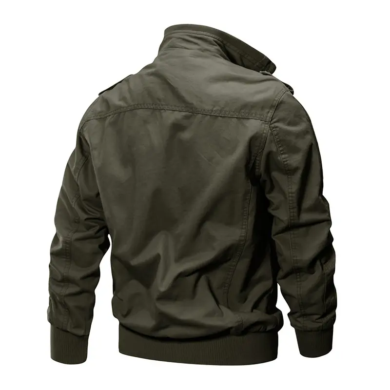 Spring Autumn Men's Bomber Jackets Casual Man Cotton Camo Tactical Cargo Coats Mens Outwear Hiking Windbreaker Jackets Clothing