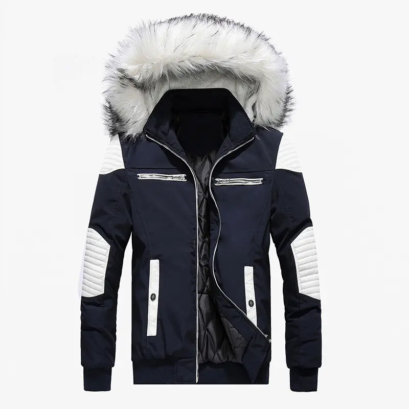 Winter Men's Snow Down Hooded Parkas Man Mountain Ski Thermal Coats Men -30 Degree Thick Windbreaker Down Padded Jacket Clothing