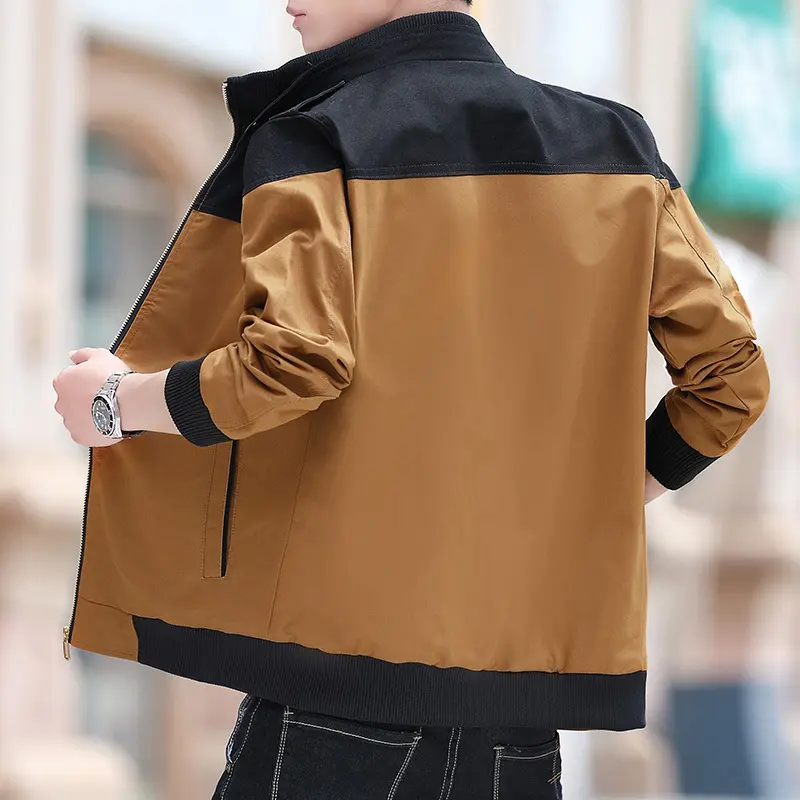 DIMUSI Winter Men's Bomber Jacket Casual Mens Outwear Fleece Warm Coats Fashion Stand Collar Uniform Jackets Mens Brand Clothing