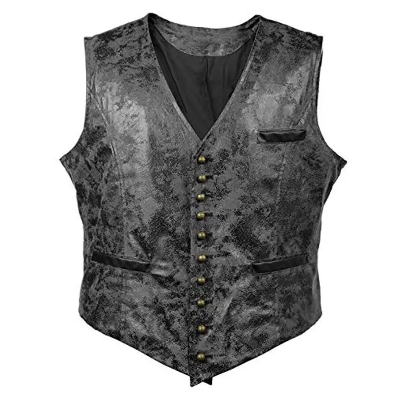DIMUSI Autumn Winter Men's Suede Vest Vintage Casual Male V-Neck Leather Sleeveless Jacket Men Retro Tooling Waistcoats Clothing
