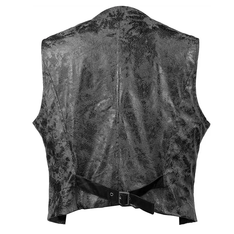 DIMUSI Autumn Winter Men's Suede Vest Vintage Casual Male V-Neck Leather Sleeveless Jacket Men Retro Tooling Waistcoats Clothing