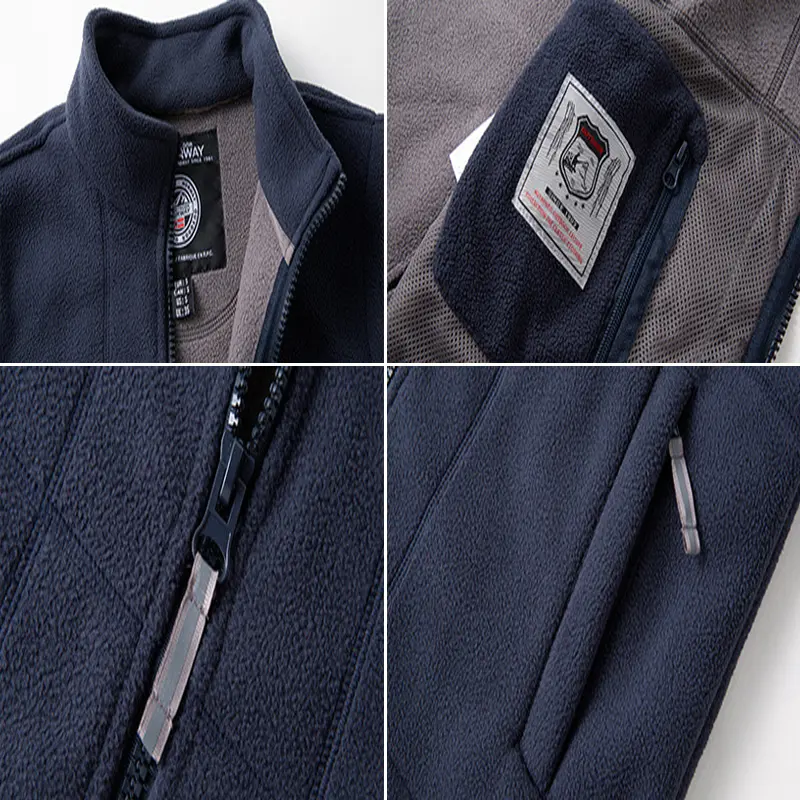 Winter Mens Polar Fleece Vests Man Thick Warm Snow Waistcoats Outwear Thermal Softshell Vests Man Sleeveless Jacket Clothing