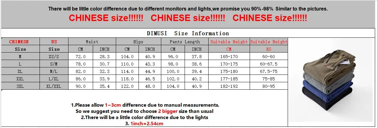 DIMUSI Winter Male Lambswool Warm Pants Casual Men's Fitness Jogging Sweatpants Male Drawstring Bottoms Fleece Trousers Clothing