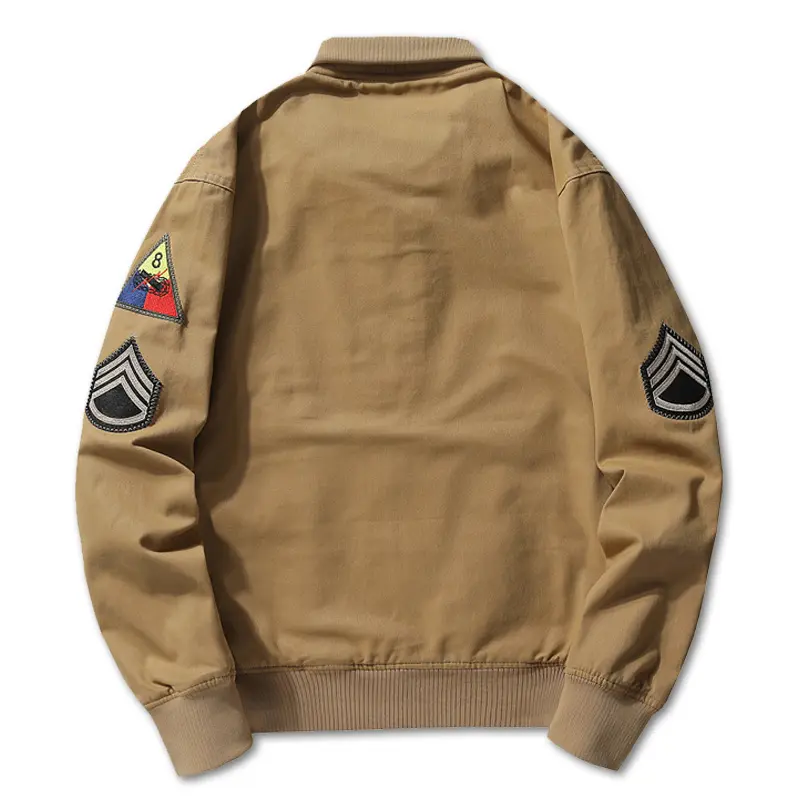Autumn Men's Bomber Jacket Casual Male Outdoor Windbreaker Baseball Coats Fashion Retro Men Cotton Ma-1 Pilot Jackets  Clothing