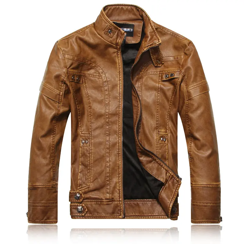 DIMUSI Autumn Winter Mens PU Leather Jacket Motorcycle Leather Coats Male Business Leather Coats jaqueta de couro masculin,TA285