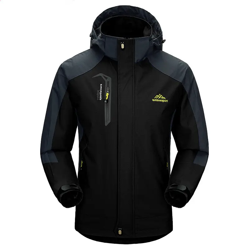 Spring Autumn Men's Waterproof Coats Men Mountain Windbreaker Hooded Raincoats Male Hiking Sports Breathable Overcoats Clothing