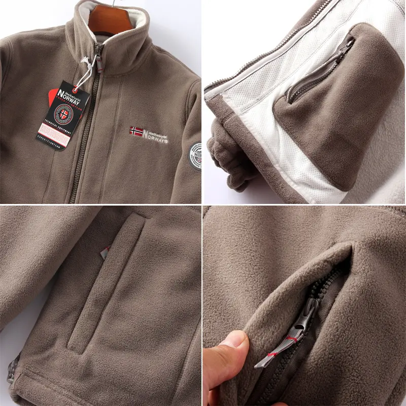 DIMUSI Winter Men's Polartec Fleece Jackets Man Velvet Windbreaker Coats Mens Mountain Ski Soft Shell Warm Jackets Clothing