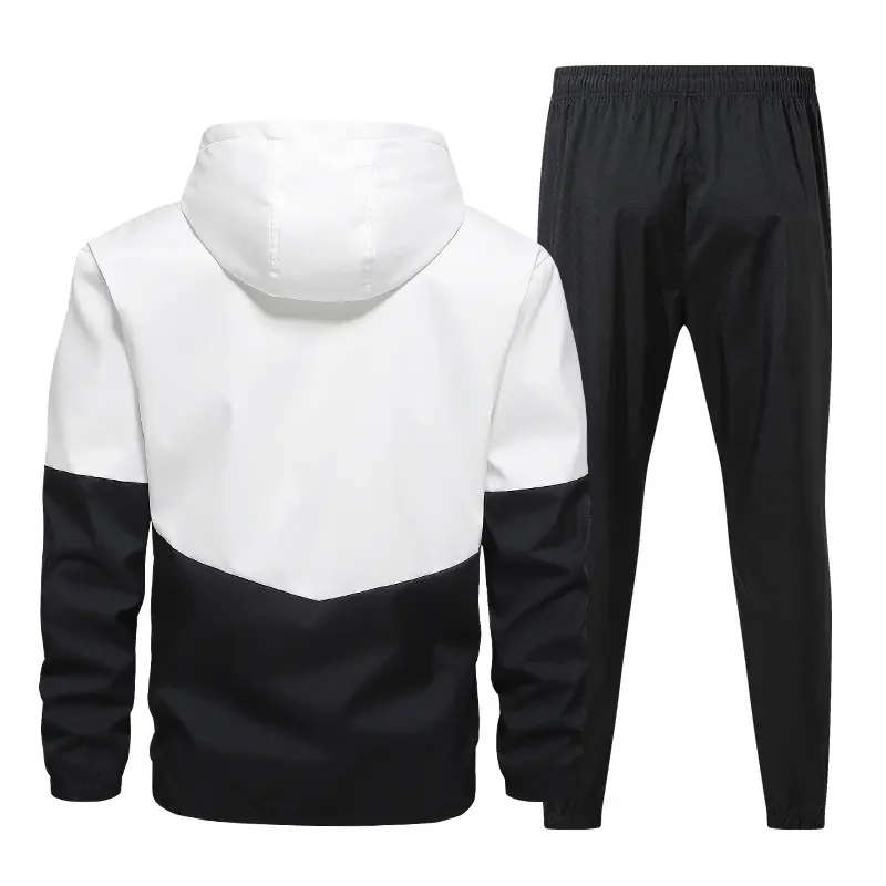 Spring Summer Men's Tracksuit Running Jogging Men Athletic Sports Set Fitness 2 Pieces Jacket+pants Breathable Fishing Suits