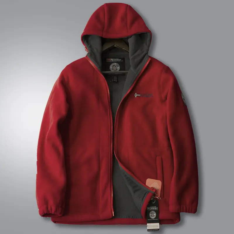 Winter Men's Polartec Fleece Jackets Casual Man Thick Thermal Snow Jacket Men Soft Fleece Warm Windbreaker Hooded Coats Clothing