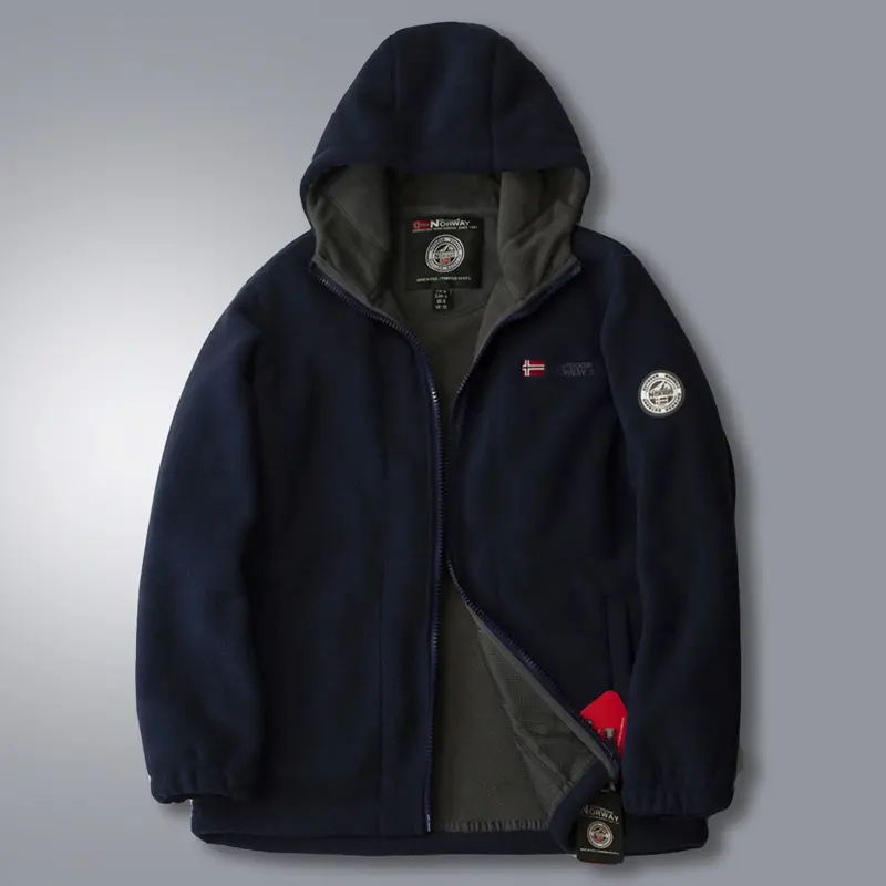 Winter Men's Polartec Fleece Jackets Casual Man Thick Thermal Snow Jacket Men Soft Fleece Warm Windbreaker Hooded Coats Clothing
