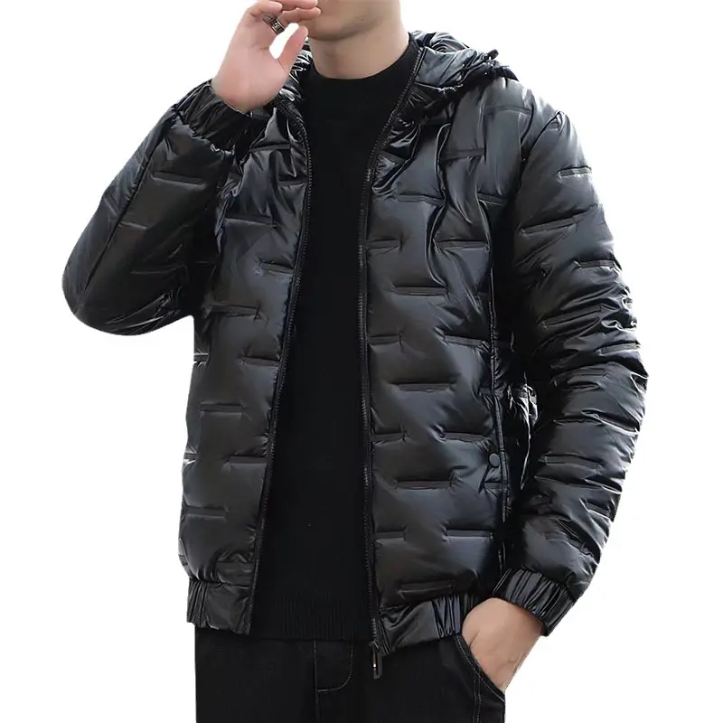 Winter Men's Warm Padded Jacket Fashion Men Cotton Thicken Parkas Hooded Coats Men Windbreaker Thermal  Jackets Clothing 6XL