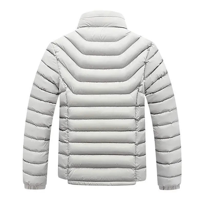 Winter Men's Warm Padded Jackets Fashion Men Stand Collar Cotton Thermal Parkas Coats Men Thicken Windbreaker Jackets Clothing